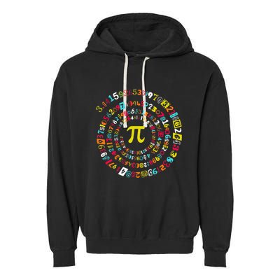 Funny Pi Day Twist Pi Math For Pi Day 3.14 Garment-Dyed Fleece Hoodie