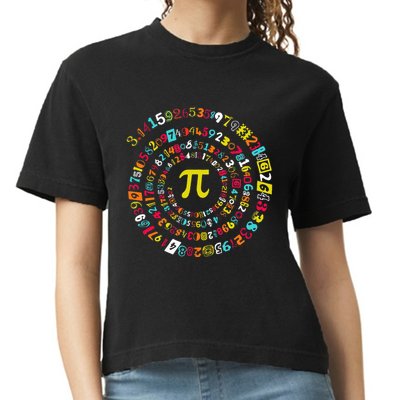 Funny Pi Day Twist Pi Math For Pi Day 3.14 Comfort Colors Boxy T-Shirt