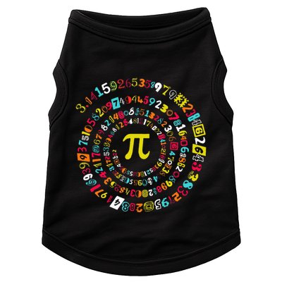 Funny Pi Day Twist Pi Math For Pi Day 3.14 Doggie Tank