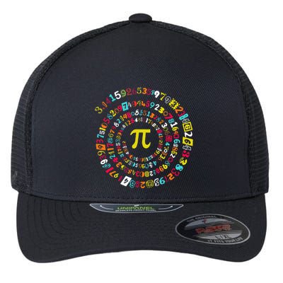 Funny Pi Day Twist Pi Math For Pi Day 3.14 Flexfit Unipanel Trucker Cap