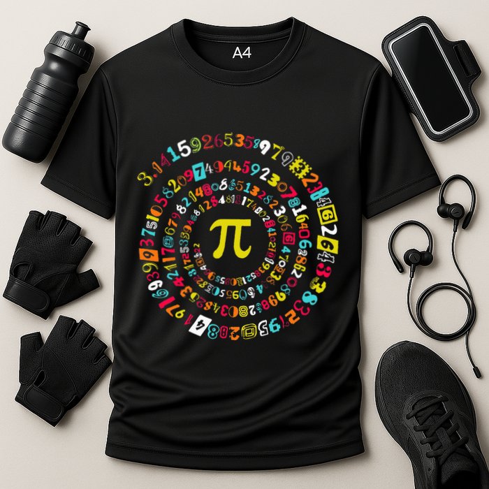 Funny Pi Day Twist Pi Math For Pi Day 3.14 Performance Shirt