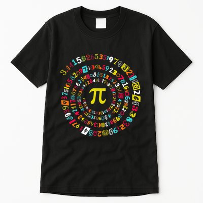 Funny Pi Day Twist Pi Math For Pi Day 3.14 Tall T-Shirt