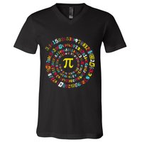 Funny Pi Day Twist Pi Math For Pi Day 3.14 V-Neck T-Shirt