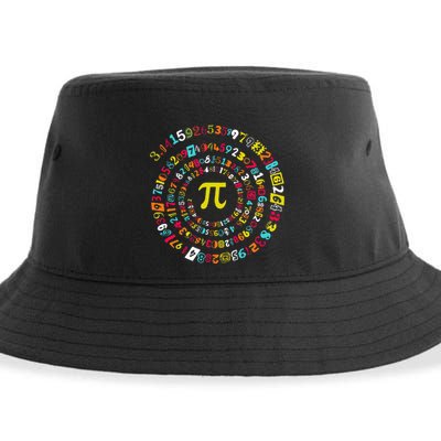 Funny Pi Day Twist Pi Math For Pi Day 3.14 Sustainable Bucket Hat