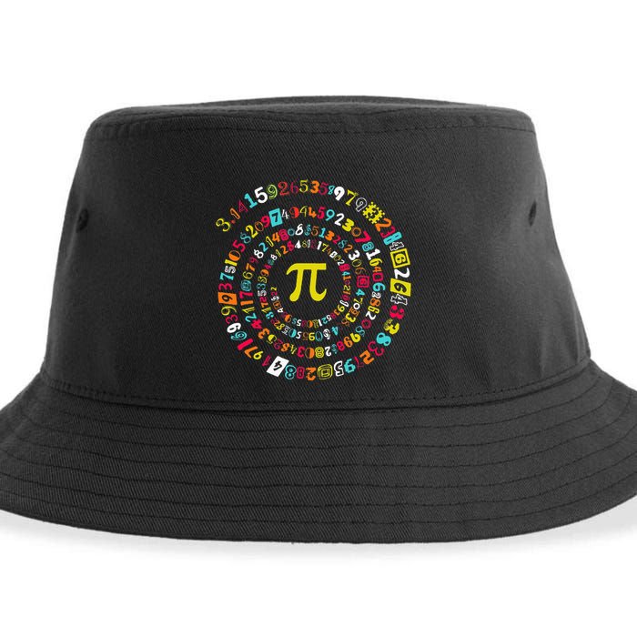 Funny Pi Day Twist Pi Math For Pi Day 3.14 Sustainable Bucket Hat