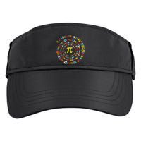 Funny Pi Day Twist Pi Math For Pi Day 3.14 Adult Drive Performance Visor