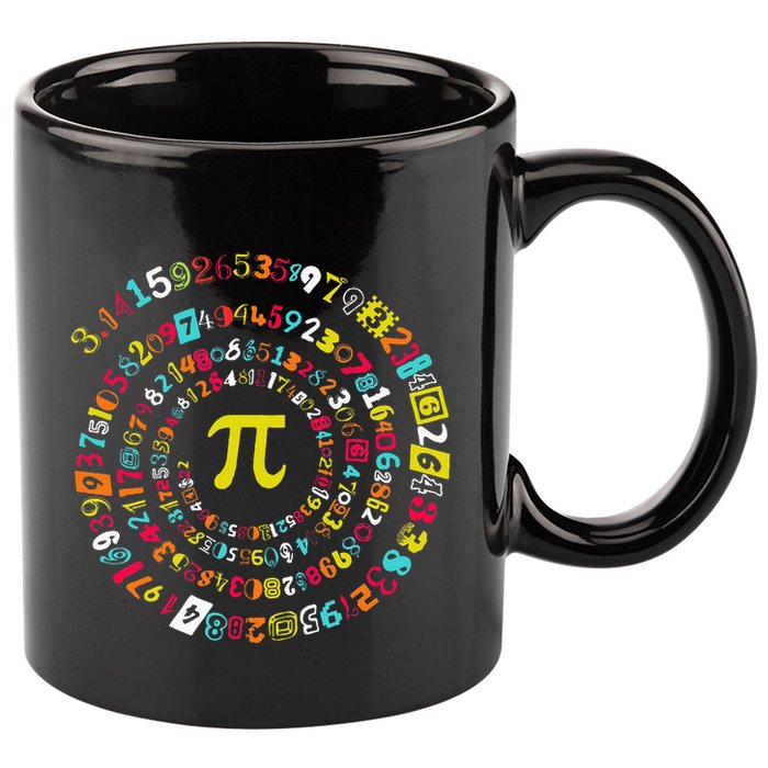 Funny Pi Day Twist Pi Math For Pi Day 3.14 11oz C Handle Ceramic Mug