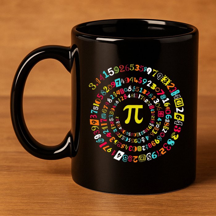 Funny Pi Day Twist Pi Math For Pi Day 3.14 11oz C Handle Ceramic Mug