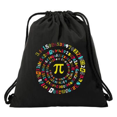 Funny Pi Day Twist Pi Math For Pi Day 3.14 Drawstring Bag