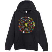 Funny Pi Day Twist Pi Math For Pi Day 3.14 Premium Pullover Hoodie
