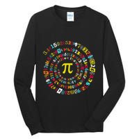 Funny Pi Day Twist Pi Math For Pi Day 3.14 Tall Long Sleeve T-Shirt