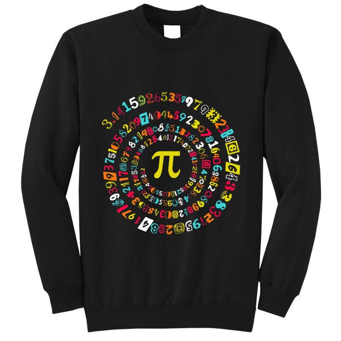 Funny Pi Day Twist Pi Math For Pi Day 3.14 Tall Sweatshirt