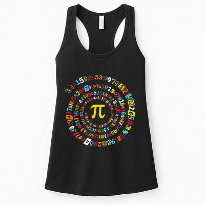 Funny Pi Day Twist Pi Math For Pi Day 3.14 Womens Tank Top