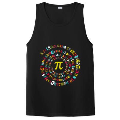 Funny Pi Day Twist Pi Math For Pi Day 3.14 PosiCharge Competitor Tank