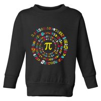 Funny Pi Day Twist Pi Math For Pi Day 3.14 Toddler Sweatshirt
