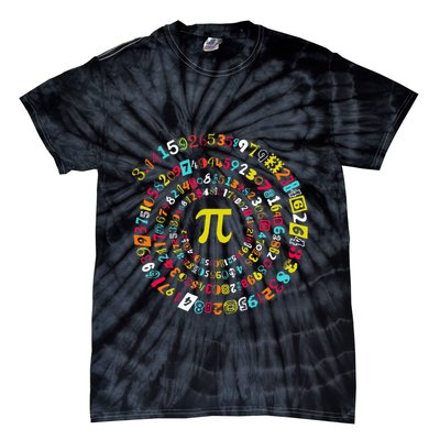 Funny Pi Day Twist Pi Math For Pi Day 3.14 Tie-Dye T-Shirt