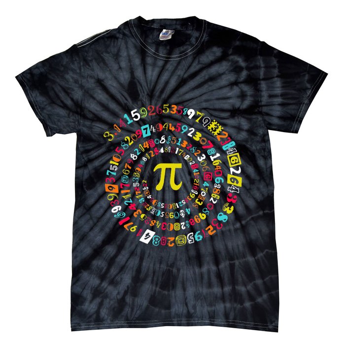 Funny Pi Day Twist Pi Math For Pi Day 3.14 Tie-Dye T-Shirt