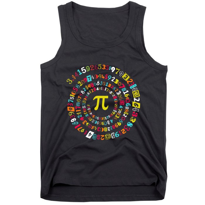 Funny Pi Day Twist Pi Math For Pi Day 3.14 Tank Top