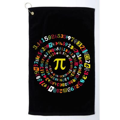 Funny Pi Day Twist Pi Math For Pi Day 3.14 Golf Towel