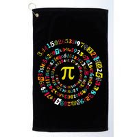 Funny Pi Day Twist Pi Math For Pi Day 3.14 Golf Towel