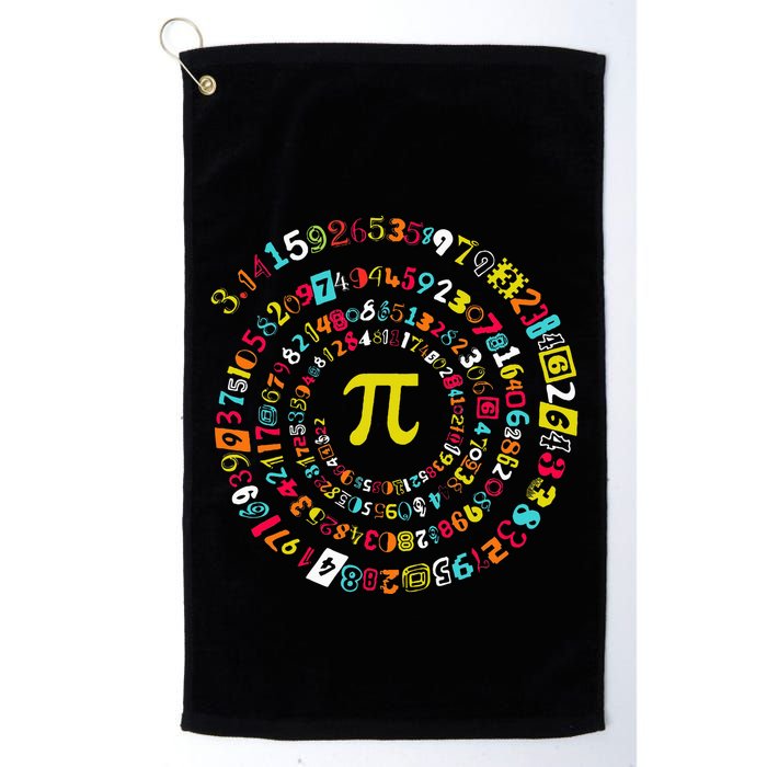 Funny Pi Day Twist Pi Math For Pi Day 3.14 Golf Towel