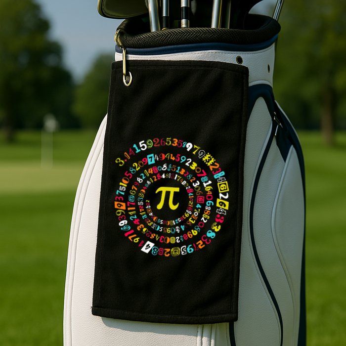 Funny Pi Day Twist Pi Math For Pi Day 3.14 Golf Towel