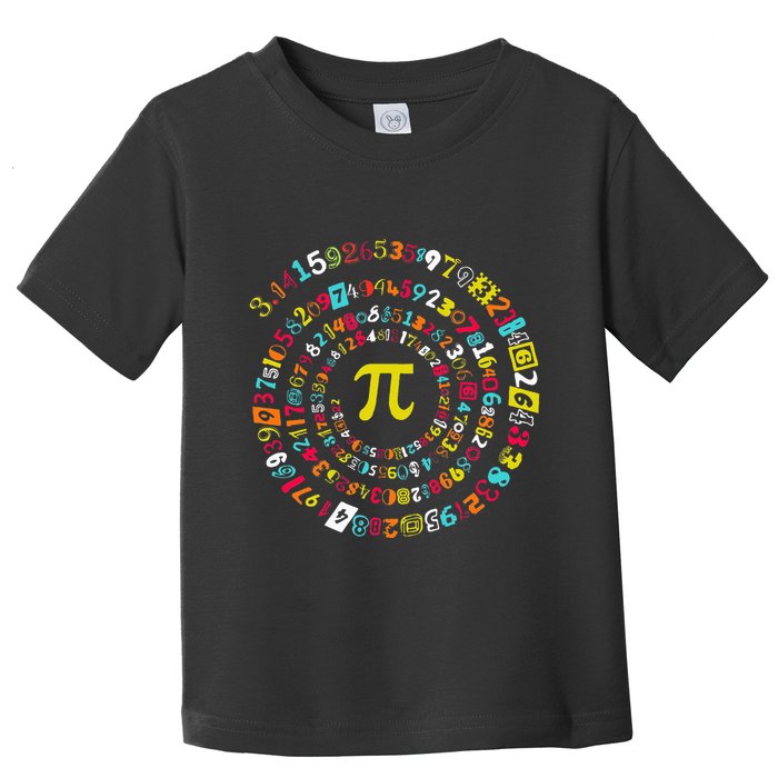 Funny Pi Day Twist Pi Math For Pi Day 3.14 Toddler T-Shirt