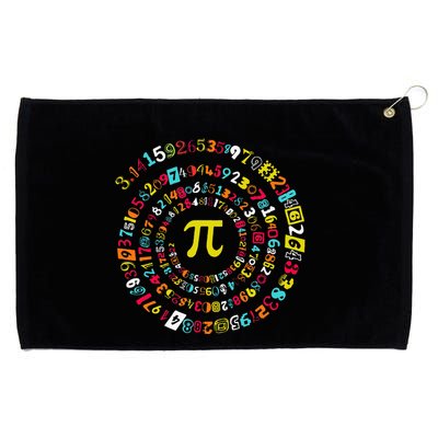 Funny Pi Day Twist Pi Math For Pi Day 3.14 Grommeted Golf Towel