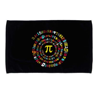 Funny Pi Day Twist Pi Math For Pi Day 3.14 Microfiber Hand Towel