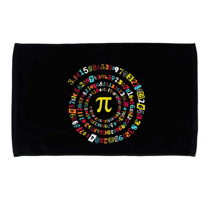 Funny Pi Day Twist Pi Math For Pi Day 3.14 Microfiber Hand Towel