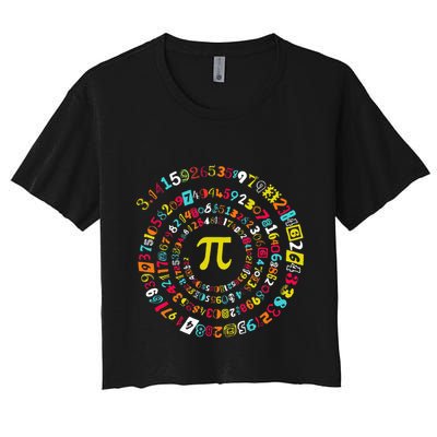 Funny Pi Day Twist Pi Math For Pi Day 3.14 Crop Top