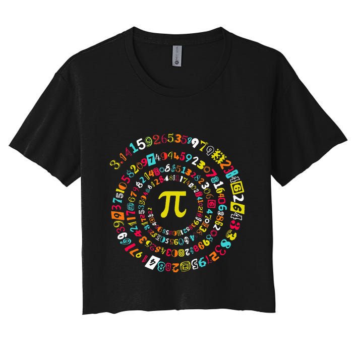 Funny Pi Day Twist Pi Math For Pi Day 3.14 Crop Top