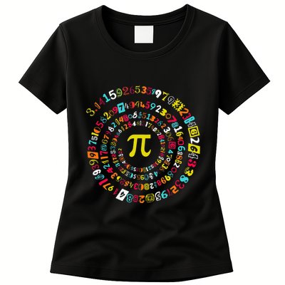 Funny Pi Day Twist Pi Math For Pi Day 3.14 Womens T-Shirt