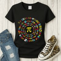 Funny Pi Day Twist Pi Math For Pi Day 3.14 Womens T-Shirt