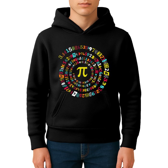 Funny Pi Day Twist Pi Math For Pi Day 3.14 Kids Hoodie