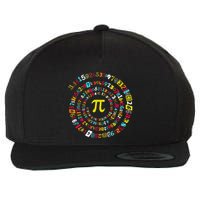 Funny Pi Day Twist Pi Math For Pi Day 3.14 Wool Snapback Cap