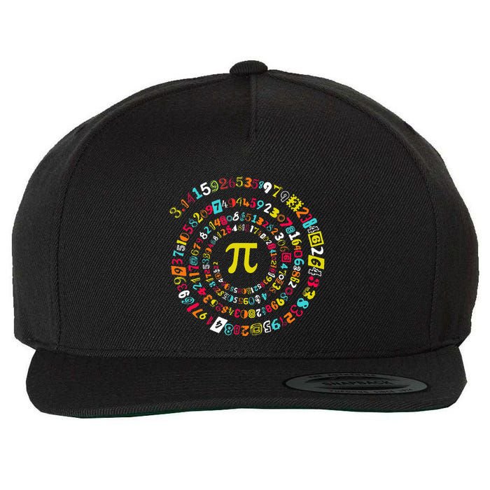 Funny Pi Day Twist Pi Math For Pi Day 3.14 Wool Snapback Cap