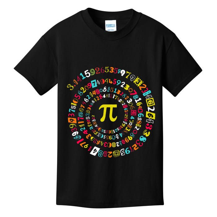 Funny Pi Day Twist Pi Math For Pi Day 3.14 Kids T-Shirt