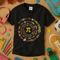 Funny Pi Day Twist Pi Math For Pi Day 3.14 Kids T-Shirt