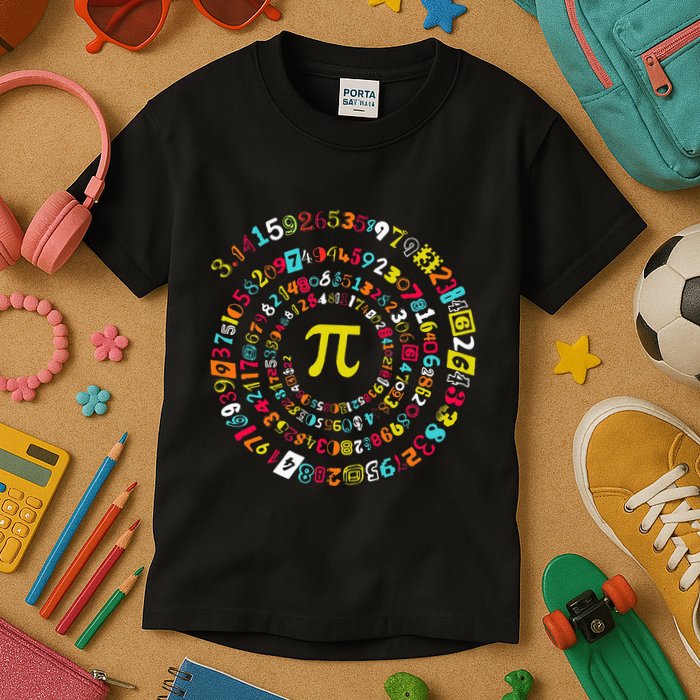 Funny Pi Day Twist Pi Math For Pi Day 3.14 Kids T-Shirt