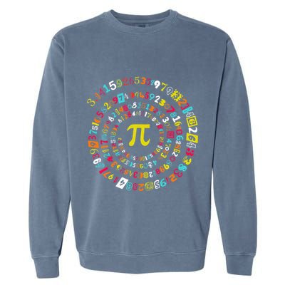 Funny Pi Day Twist Pi Math For Pi Day 3.14 Garment-Dyed Sweatshirt