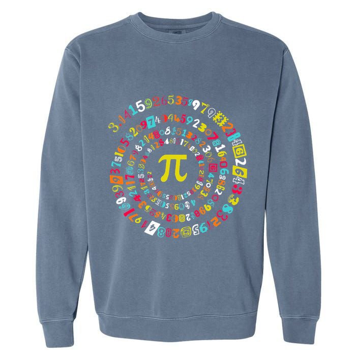 Funny Pi Day Twist Pi Math For Pi Day 3.14 Garment-Dyed Sweatshirt