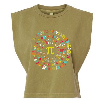 Funny Pi Day Twist Pi Math For Pi Day 3.14 Garment-Dyed Women's Muscle Tee