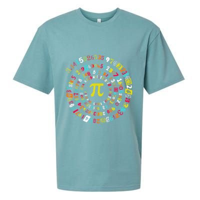 Funny Pi Day Twist Pi Math For Pi Day 3.14 Sueded Cloud Jersey T-Shirt