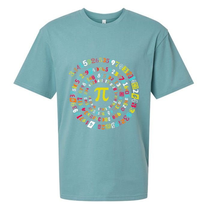 Funny Pi Day Twist Pi Math For Pi Day 3.14 Sueded Cloud Jersey T-Shirt