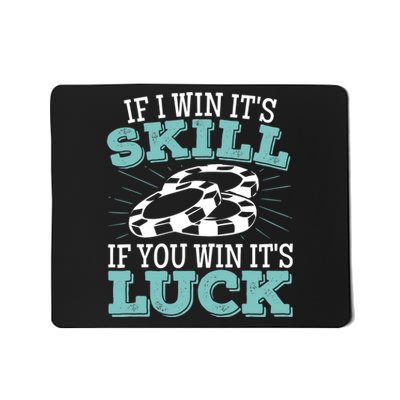 Funny Poker Design for a Poker Player Mousepad