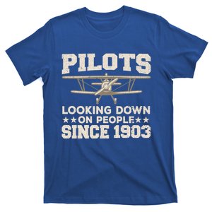 Funny Pilot Design Aviation Airplane Pilot Gift T-Shirt