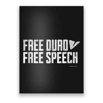Free Pavel Durov Telegram Free Speech Poster