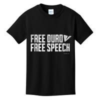 Free Pavel Durov Telegram Free Speech Kids T-Shirt