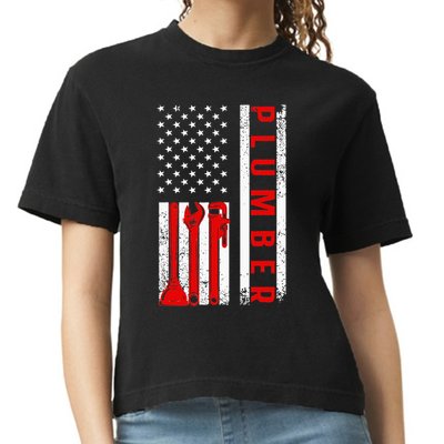 Funny Plumbing Design For  Master Plumber Handyman Comfort Colors Boxy T-Shirt